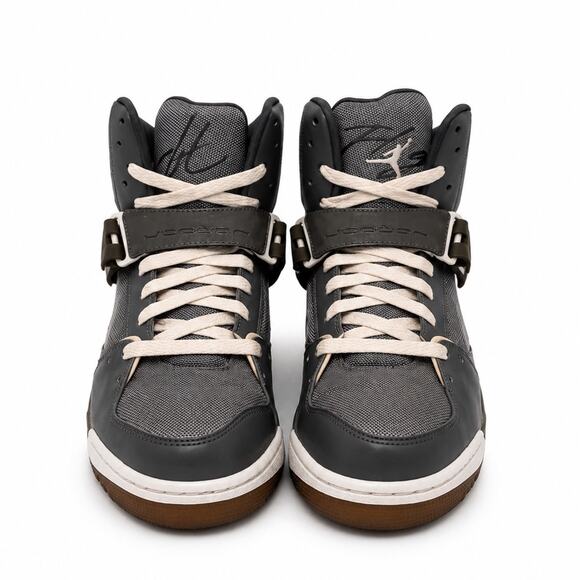 Jordan Flight 45 Light Graphite High Top Sneakers Dark Grey Size 13